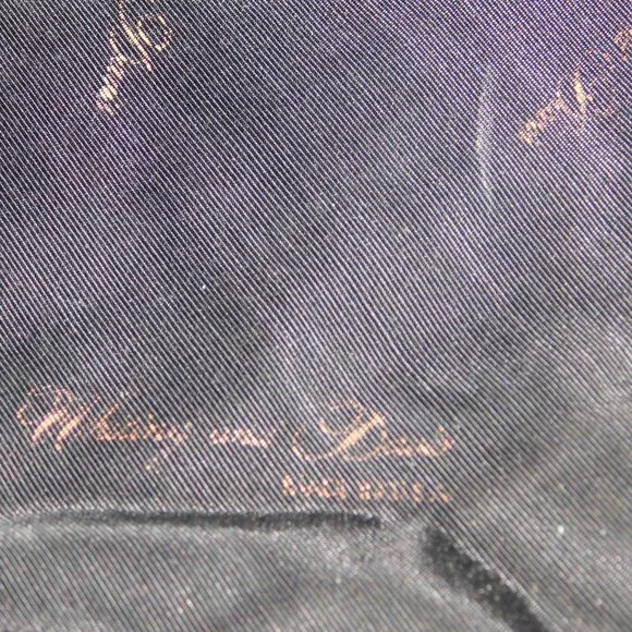 Vintage Whiting & Davis Black Metal Mesh Crossbody Evening Bag Purse - Picture 8 of 10